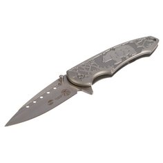 Нож складной STINGER SA-438 серебристый
