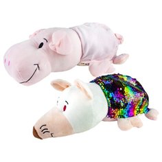 Мягкая игрушка 1 TOY Вывернушка Свинья-Крыса 35 см
