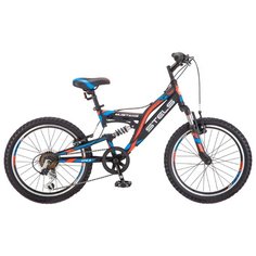 Подростковый горный (MTB) велосипед STELS Mustang V 20 V010 (2019) черный 13" (требует финальной сборки)