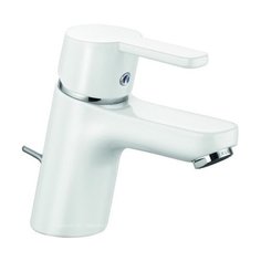 Смеситель для раковины (умывальника) KLUDI Logo Neo 37282 9175 однорычажный двухцветный хром/белый