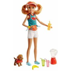 Кукла Barbie Стэйси со щенком, 23 см, FHP63