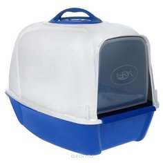 Туалет-домик для кошек MPS Pixi 52х39х39 см синий