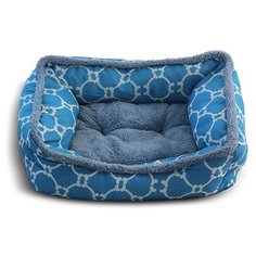 Лежак для собак, для кошек Triol Лазурный берег прямоугольный S 47х37х17 см голубой