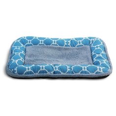 Лежак для собак, для кошек Triol Лазурный берег прямоугольный низкий борт M (31921012) 70х47х6 см синий