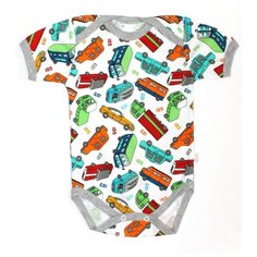 Боди Веселый Малыш размер 74, белый