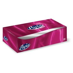 Салфетки Papia для лица 21 х 21 см, 100 шт.