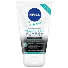 Nivea пенка чёрная для умывания 3в1 для жирной кожи, 100 мл