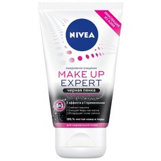 Nivea пенка чёрная для умывания 3в1 для нормальной кожи, 100 мл