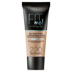 Maybelline Тональный крем Fit Me, 30 мл, оттенок: 220 золотисто-бежевый