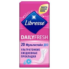 Libresse прокладки ежедневные DailyFresh MultiStyle Deo 20 шт.