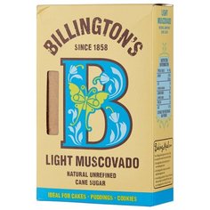 Сахар Billingtons Light Muscovado, картонная коробка 0.5 кг