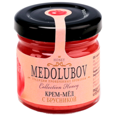 Крем-мед Medolubov с брусникой 40 мл