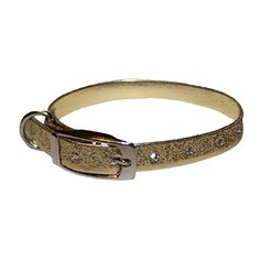 Ошейник КАСКАД Синтетик "Золотой песок", двойной 00210123 золотой