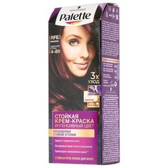Palette Fashion Collection стойкая крем-краска для волос, RFE3 4-89 Баклажан