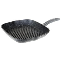 Сковорода-гриль Elan gallery Мрамор 120095 26 см, черный