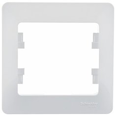 Рамка 1п Schneider Electric GLOSSA GSL000101, белый