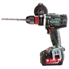 Ударная аккумуляторная дрель-шуруповерт Metabo BS 18 LTX Quick 2013 5.2Ah x2 Case 110 Н·м зеленый/черный