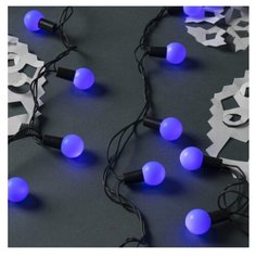 Гирлянда Luazon Нить с насадками Шарики большие d=2.5 см 185540 1000 см, 100 ламп