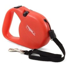 Поводок-рулетка для собак Triol Fusion 11131004 тросовый красный 5 м