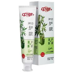 Зубная паста ZHONG HUA для ухода за деснами и свежего дыхания с бамбуком, 130 г