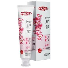 Зубная паста ZHONG HUA для чувствительных зубов и десен с пионом, 130 г