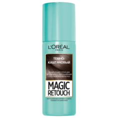 Спрей LOreal Paris Magic Retouch для мгновенного закрашивания отросших корней волос, оттенок Темно-каштановый, 75 мл