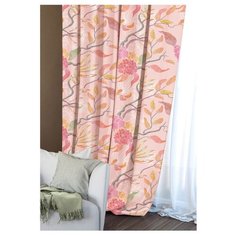 Гардины Волшебная ночь Этно Summer Fantasy 716643 на ленте 270 см розовый