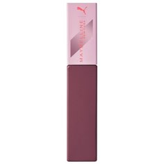 Maybelline x Puma Super Stay Matte Ink жидкая помада для губ матовая стойкая, оттенок 12, Неудержимый