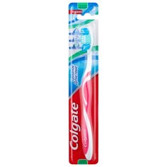 Зубная щетка Colgate Тройное действие многофункциональная, средней жесткости, розовый
