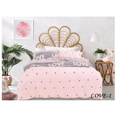 Постельное белье 1.5-спальное Jardin Love-1_3420 сатин