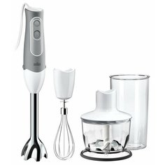 Погружной блендер Braun MQ 535 Sauce, белый/серый