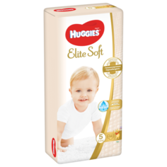 Huggies подгузники Elite Soft 5 (12-22 кг) 56 шт.