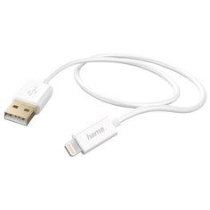 Кабель HAMA USB - Apple Lightning (00173640) 1.5 м белый