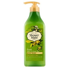 Гель для душа Shower Mate Fresh olive & green tea, 550 мл