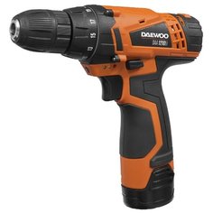 Аккумуляторная дрель-шуруповерт Daewoo Power Products DAA 1210Li 28 Н·м оранжевый/черный