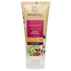 Markell скраб для лица Magic duet кофе и молоко 100 мл