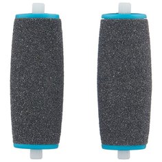 Сменная насадка для роликовой пилки Scholl Velvet Smooth Diamond Crystals 2 ролика средней жесткости черный