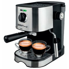 Кофеварка рожковая Scarlett SL-CM53001 серебристый/черный