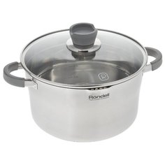 Кастрюля Rondell Favory 5,6 л, стальной
