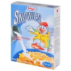 Готовый завтрак Bruggen Snowies сладкие хлопья, коробка, 250 г