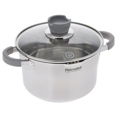 Кастрюля Rondell Favory 3,4 л, стальной