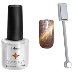Набор для маникюра Runail магнит и гель-лак Cat’s eye