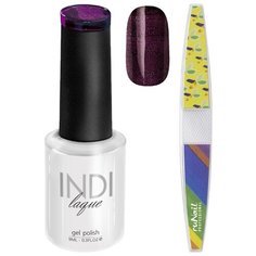 Набор для маникюра Runail пилка для ногтей и гель-лак INDI laque