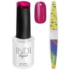 Набор для маникюра Runail пилка для ногтей и гель-лак INDI laque