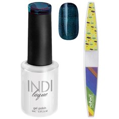 Набор для маникюра Runail пилка для ногтей и гель-лак INDI laque