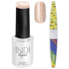 Набор для маникюра Runail пилка для ногтей и гель-лак INDI laque