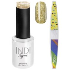 Набор для маникюра Runail пилка для ногтей и гель-лак INDI laque