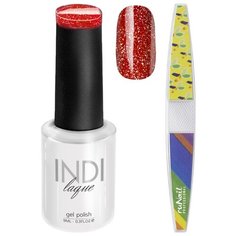 Набор для маникюра Runail пилка для ногтей и гель-лак INDI laque