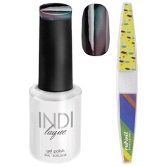 Набор для маникюра Runail пилка для ногтей и гель-лак INDI laque