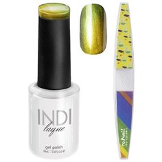 Набор для маникюра Runail пилка для ногтей и гель-лак INDI laque